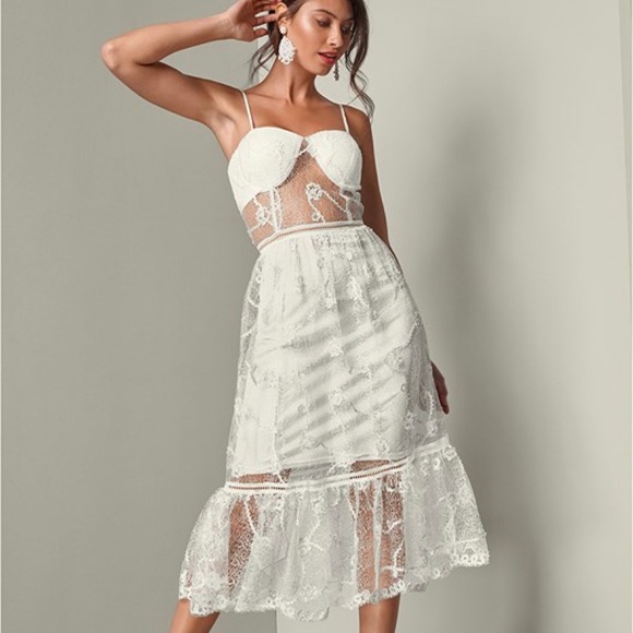 Dresses & Skirts - HP🎉🎊 White lace dress